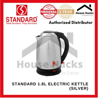 Standard 1.8L Electric Kettle (Silver) SEK-1.8L (House Hacks)