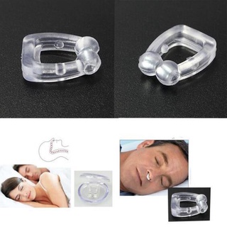 Mini Silicone Magnetic Anti Snore Stop Snoring Nose Clip Sleep Tray Sleeping Aid Apnea Guard Night Device with Case Whol (8)
