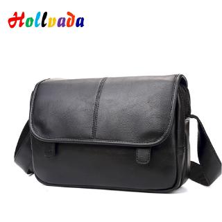Oh0d B023 Man Fashion Leather Crossbody Business Briefcase Sling Bag For iPad