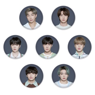 KPOP BTS Fashion Metal Badge Brooch New Character Image Pin Accessories Fans Gift