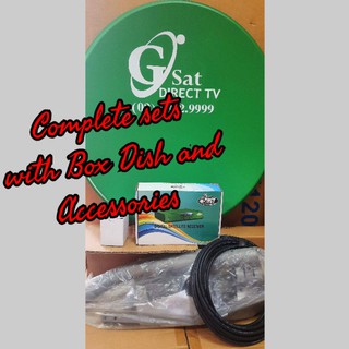 ☃✒✖Gsat Pinoy Complete Sets w/1mos.load free plan 99 with Dish and Accessories