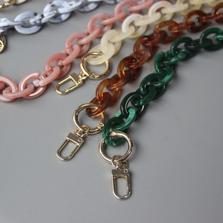 DDCCGGFASHION Colorful Chain Vintage Chain Detachable Thick Chain Acrylic Chain Bag Decoration Chain (7)