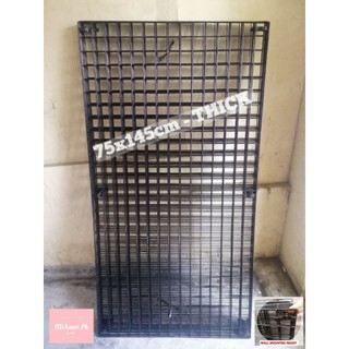 [THICK-BIG WIRE] HEAVY DUTY WALL GRID PANEL | MESH WIRE WALL MOUNTED READY (75x145cm)