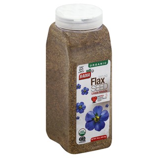 Badia Organic Ground Flax Seed 16oz / 453.6g (Rich in OMEGA-3)