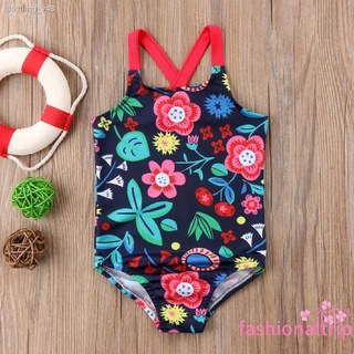 ITN-Toddler Kids Baby Girls Flower Swimsuit Swimwear