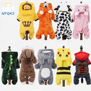 Dog Clothes Dinosaur Hooded Sweater Dog Costume Pet Cute Clothes