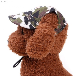 ►Pet accessories☢✹◙Summer Pet Dog Hat Cap Outdoor Dog Baseball Cap Canvas Small Dog Sunscreen Access