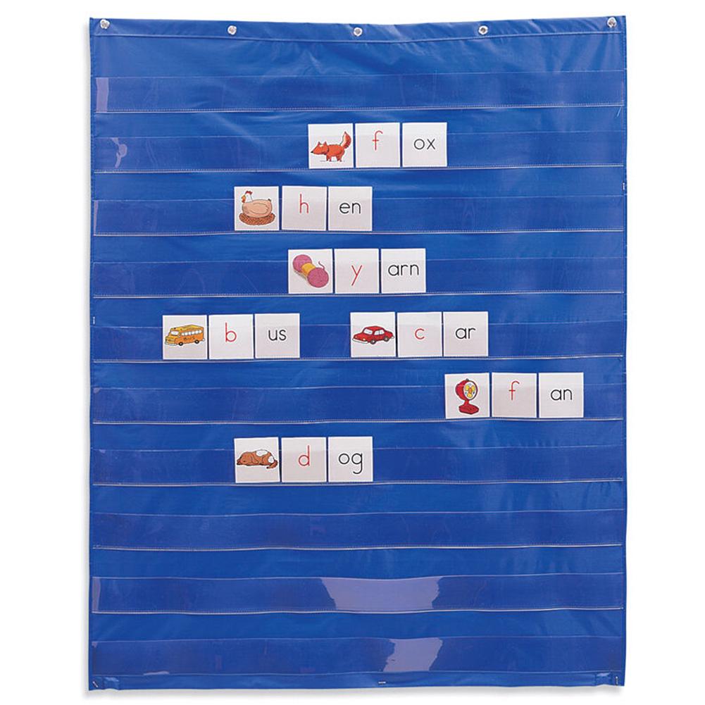 10 Giant Foldable Standard Classroom Teaching Home Scheduling Learning Resources Pocket Chart roZb