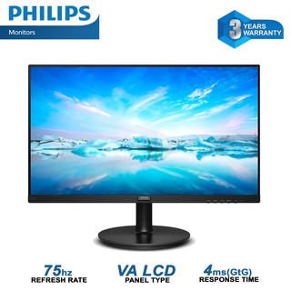 Philips 221V8 21.5" Full HD Monitor With SmartContrast, Flicker-free And 3 Years Warranty