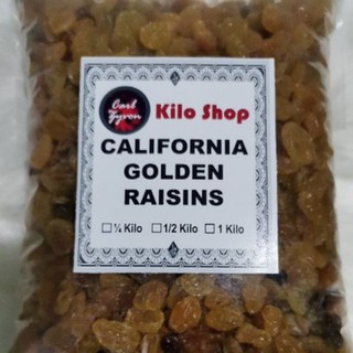 California Golden Raisins (250g, 500g and 1Kg)