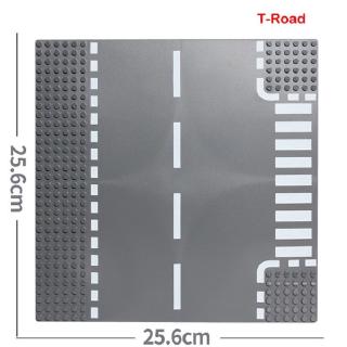 City Road Building Blocks Base Plates Kids Educational Toys Building Block Accessories Base Board Compatible with Lego Bricks (6)
