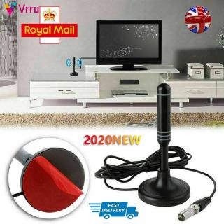 1080P HD Digital Indoor Amplified TV Antenna HDTV with Amplifier VHF/UHF 200 Mile 『Vrru 』