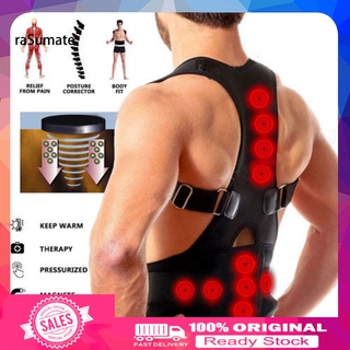 【YY】 Magnetic Therapy Posture Corrector Body Back Pain Brace Shoulder Support Belt