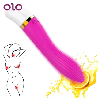 i073 OLO 12 Frequency G-Spot Vibrator Wand Clitoris Stimulator Female Masturbator Sex Toys For Woman
