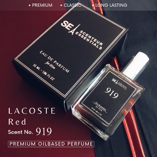 Scent 919 Lacoste Red 55ML Premium Oil based Perfume for Men by SCENTEUR ESSENTIALS