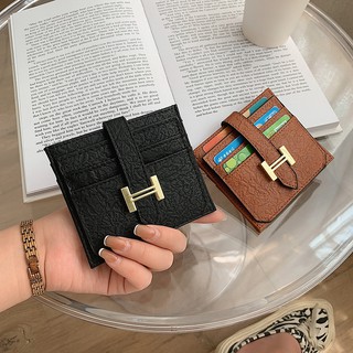 2021 Korean Wallet Leather Wallet Fashion Men Women Card Wallet
