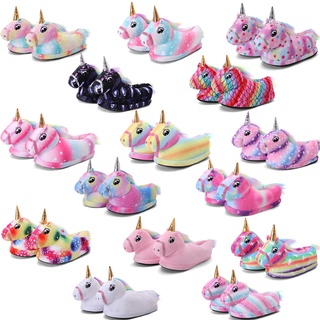 Unicorn Kigurumi Onesie Pajamas Shoes Children Unicorn Slippers Baby Slippers Kids Shoes for Girls K