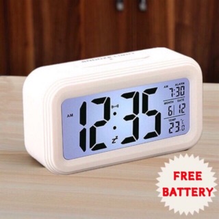 ⏰ （COD）LED Digital Display Large Screen Luminous Mute Alarm Clock
