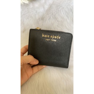 Kate spade cameron small l-zip bifold Original from the US with Care Card, Tag and Gift receiptBLACK
