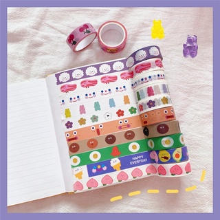emmoo 1Roll Cute Washi Tape DIY Home Decor Journal Scrapbooking Masking Tape INS School Stationery