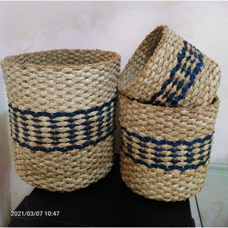 Set of 3 Native Baskets/Pots