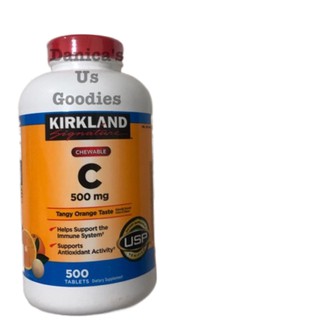 ♣Kirkland Signature Chewable Vitamin C (500mg) 500 Tablets