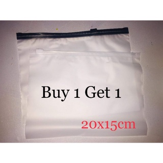 B1G1 Frosted Ziplock 20x15cm No airhole