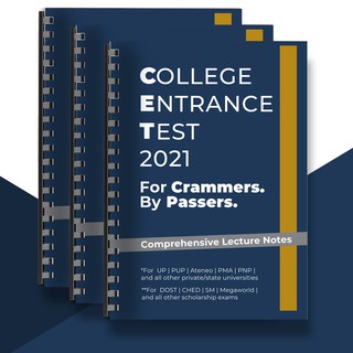 College Entrance Test 2021 Reviewer (Comprehensive Lecture Notes)