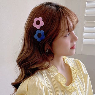 Color Flower Hair Clip Sweet Girl Cute Hairpin Hair Accessories (5)