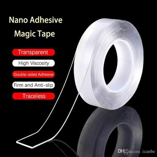 Multifunctional Strongly Sticky Double-Sided Adhesive Nano Tape Traceless Washable Removable Tapes (1)