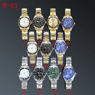 Rolex watch 40mm men's steel strap watch with calendar business watch Swiss brand quartz watch