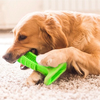 【Ready Stock】□✳Pet Dogs Cleaning Toothbrush Manual Silicone Oral Care Toothbrush Effective