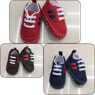 Baby Corp Boy Shoes Antislip Softsole Zigzag Chucks (1)