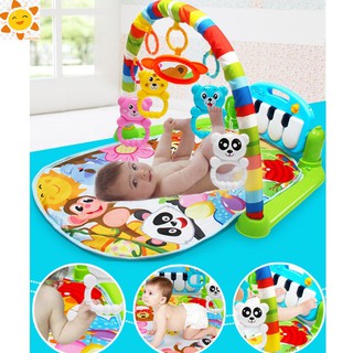 Baby Musical Gym Play Mat Kids Gym With Piano Keyboard Fitness Early Education toy gifts