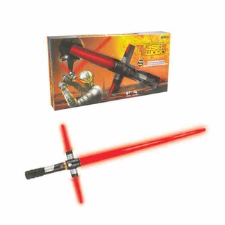 Star Wars Cross Telescopic Lightsaber Induction Laser Sword With Sound And Light Flashing Stick Children S Toys