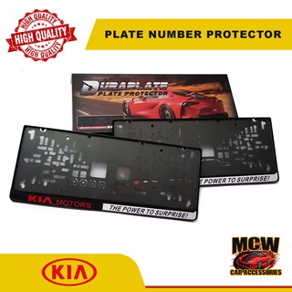 KIA Plate Cover Duraplate Holder Plate Number Protector