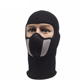 Motorcycle Full Face Mask Ninja Style Anti Pollution Cotton Material