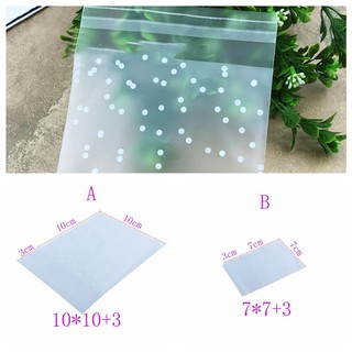100 PCS Hot Baking Seal OPP Dots Self Adhesive Plastic Bag (4)