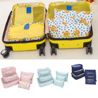 6Pcs/set Travel Storage Bag Luggage Organizer Packing Cube