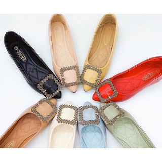 Korean Pointed-toe doll shoes flat shoes office shoe