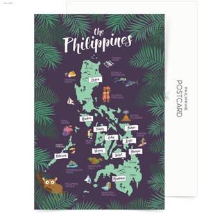 gift┇Map of the Philippines Postcard - Pinspired