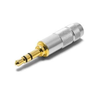1 Piece 3.5mm 3 Poles Earphone Plug Audio Jack Headphone 6.0mm Stereo Gold Plated Silver Solder Line Connector