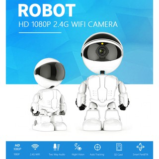 Robot Intelligent CCTV Camera 1080P HD Wireless Two Way Audio baby monitor home Surveillance spy AP (2)