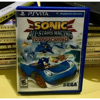 Sonic All Stars Racing Transformed PS Vita Game