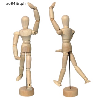 XOITR 5.5" Drawing Model Wooden Human Male Manikin Blockhead Jointed Mannequin Puppet . (3)