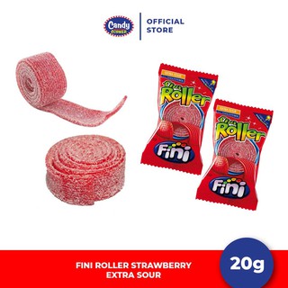 Fini Strawberry Sour Belts Roller 20g x 2pcs