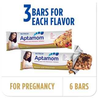 【good-looking】▦✺Nutricia Aptamom Prenatal Cereal Bar - Trial Pack (6 bars x 40g)