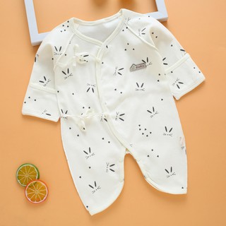 Autumn Newborn Infant Baby Romper Long Sleeves Cotton Baby Pajamas Cartoon Clothes For 0-3M