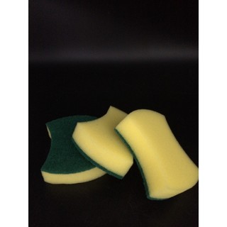 SPONGE DOUBLE FACED SCOURING PADS