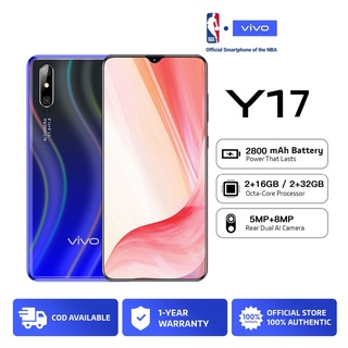 【Most popular】 Original Cellphone VIVO Y17 smartphone sale 2GB +32GB mobile phone Ready Stock